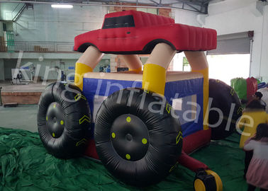 5 * 4 M รถที่มีสีสันปราสาทกระโดดพองและปราสาทเด้งในเชิงพาณิชย์