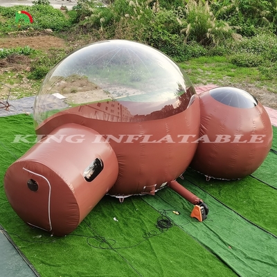 ห้อง 2 ชั้น พีวีซีใส Eco Dome Camping Bubble Tent