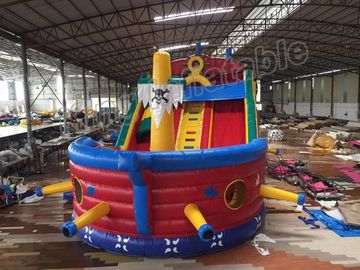 กลางแจ้ง 0.55mm พีวีซีระเบิดเรือโจรสลัดแห้งสไลด์กันน้ำกับ CE รับรอง