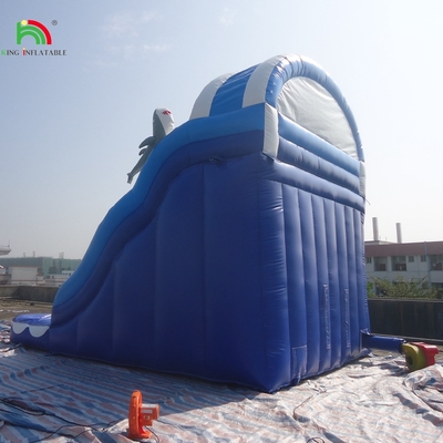 สปอร์ตธีม Moonwalk พัดลม Bouncer กระโดด Bouncy Castle กระโดด บ้านกระโดด พร้อมสระว่ายน้ํา