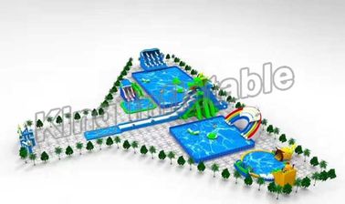 ที่กำหนดเองกลางแจ้งสวนน้ำทำให้พอง / สไลด์สระว่ายน้ำทำให้พอง