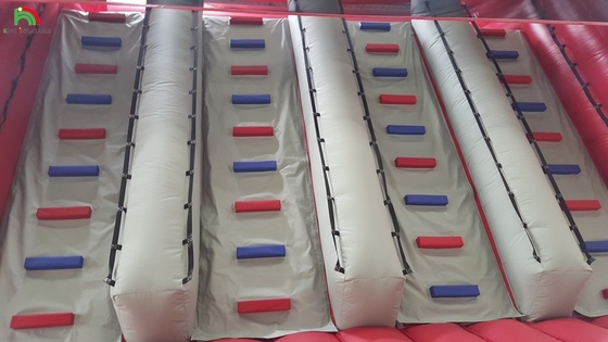 สไลด์น้ําอัดลมพาณิชย์ ด้านกลาง สไลด์น้ําอัดลมสนามเด็กเล่น สไลด์น้ํา PVC สไลด์กระโดดใหญ่