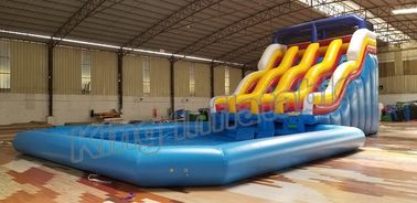 PVC ทนทานพาณิชย์ภาพนิ่งน้ำทำให้พองพร้อมสระว่ายน้ำ