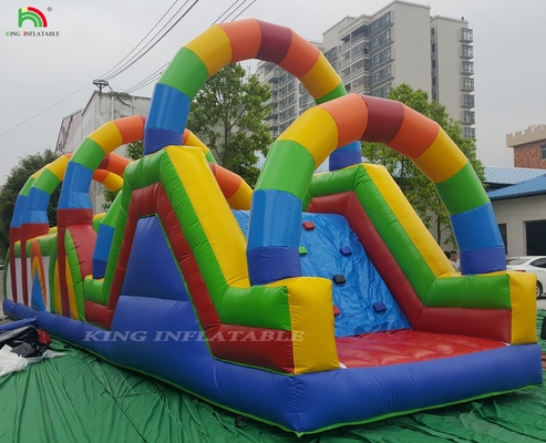สนามแข่งขันอุปสรรคที่ดินพาณิชย์ กีฬา เกมอุปสรรคแบบอัดลมสําหรับเด็ก