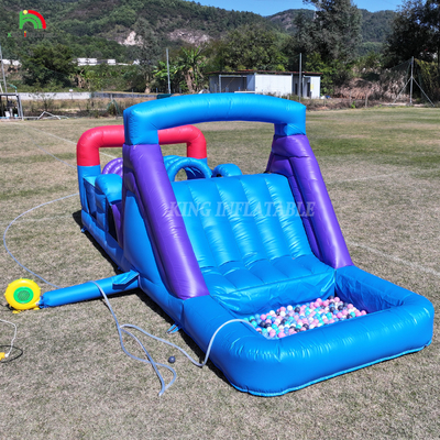 Outdoor Commercial Inflatable Bouncer Combo Bounce House Kids Party ปราสาทกระโดดด้วยบอลสไลด์