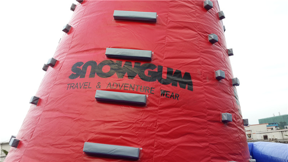 ยอดนิยมในกลางแจ้ง โทรศัพท์มือถือ สนุกสนานอากาศ การท้าทายเกมส์ Inflatable Climbing Tower Rock Climbing Wall for Kids Indoor