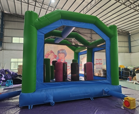สนามการต่อสู้แบบอัดอัด ผู้ใหญ่ เด็ก สนามทรัมโพลีน สนามกัลยาดาเตอร์แบบอัดอัดเกมการต่อสู้