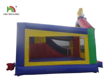 0.55 มิลลิเมตรพีวีซีสีเหลือง 20ft S Pongebob พรรคพอง Combo ปราสาทกระโดดสำหรับเด็ก