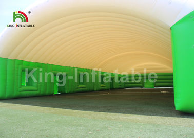 เต็นท์เหตุการณ์พอง PVC สีเขียวขนาดใหญ่สำหรับโฆษณา
