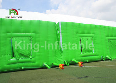 เต็นท์เหตุการณ์พอง PVC สีเขียวขนาดใหญ่สำหรับโฆษณา
