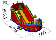 ปราสาทกระโดดพองสีแดงพร้อมโบลเวอร์สำหรับเด็กวัยหัดเดิน / Pirate Ship Combo Bouncer Slide