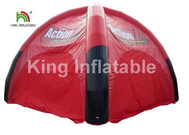 Airtight เต็นท์พองสีดำและสีแดงสำหรับการโฆษณา / นิทรรศการ / ท่องเที่ยว