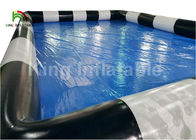 Commercial Blue Inflatable Swimming Pool สำหรับผู้ใหญ่สนุกสนานกับ CE Blower