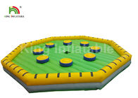 ด้านนอกเกม Yellow Challenge Inflatable Meltdown Sport ด้วยเครื่อง Rotative