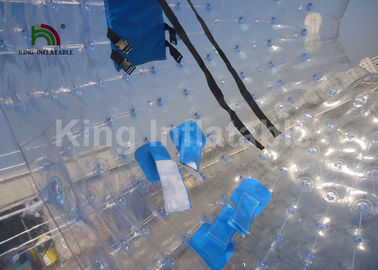 อากาศแน่นโปร่งใส 1.2m เส้นผ่าศูนย์กลางลูก zorb พองสำหรับกลิ้งลง