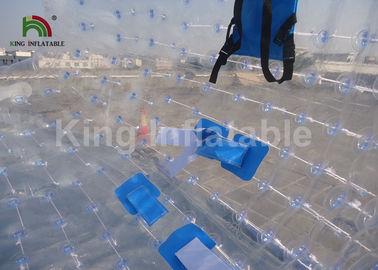 อากาศแน่นโปร่งใส 1.2m เส้นผ่าศูนย์กลางลูก zorb พองสำหรับกลิ้งลง