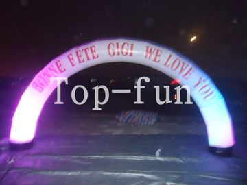ซุ้มประตูพองด้วยไฟ Led / คุณภาพดีซุ้มประตูพองขาย / Arches สำหรับการโฆษณา
