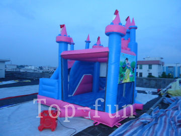 เด็กในร่มหรือกลางแจ้งเจ้าหญิง Inflatables เชิงพาณิชย์ Bouncy ปราสาทบ้านให้เช่า