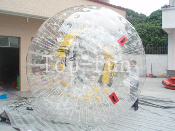 พีวีซีโปร่งใสลูก zorb พอง, ลูก zorbing มหัศจรรย์ 3m Dia สำหรับสวนน้ำ