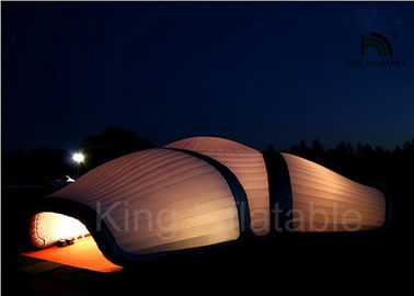 ยักษ์ DIY บ้านพองเต็นท์ไฟ LED เต็นท์เหตุการณ์พองสำหรับนิทรรศการ