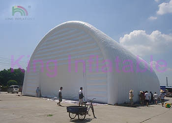 พลาสพีวีซีเคลือบผ้าใบกันน้ำทำให้พองเต็นท์เหตุการณ์กับ CE Blower สำหรับคลังสินค้า