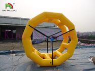 ของเล่นน้ำทำให้พอง PVC, OEM / ODM Inflatable วิ่งน้ำวงกลมสำหรับสวนน้ำ