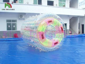 1.0mm พีวีซี / TPU ระเบิดน้ำของเล่นกลิ้งลูกกลิ้งน้ำทำให้พองสำหรับสวนน้ำ