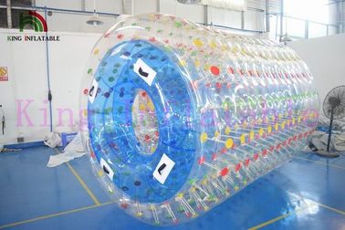 1.0mm พีวีซี / TPU ระเบิดน้ำของเล่นกลิ้งลูกกลิ้งน้ำทำให้พองสำหรับสวนน้ำ