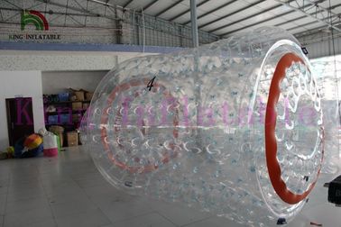 ที่กำหนดเองกลางแจ้งพองเดินบนลูกบอลน้ำ PVC / TPU กลิ้งของเล่นสำหรับสวนน้ำ
