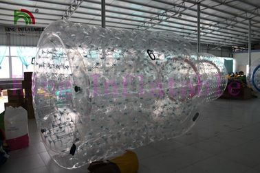 ที่กำหนดเองกลางแจ้งพองเดินบนลูกบอลน้ำ PVC / TPU กลิ้งของเล่นสำหรับสวนน้ำ