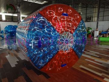 กันน้ำ PVC / TPU OEM ของเล่นน้ำทำให้พองขนาดใหญ่พร้อมปั๊มลม CE สำหรับเกมน้ำ