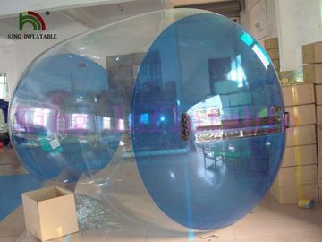 โปร่งใสคงทน 1.0mm PVC / PTU ของเล่นน้ำทำให้พองสำหรับเช่าหรือเช่า