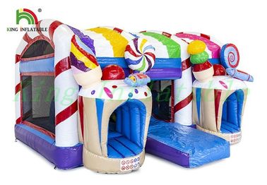 Kids Inflatable Jumping Castle Amazing Candy / Ice Cream World ออกแบบ