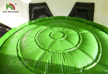 หลากสีฟุตบอลระเบิดบ้าน Bouncy ทนทาน 0.55 มม. PVC วัสดุผ้าใบกันน้ำ