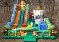 Children Jungle Theme Inflatable Amusement Park พร้อมการรับประกัน 2 ปี