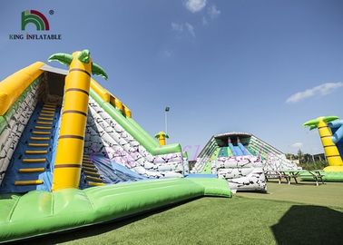 สนามเด็กเล่น Multiplay Combo สวนสนุกพองสีสดใสทนทาน
