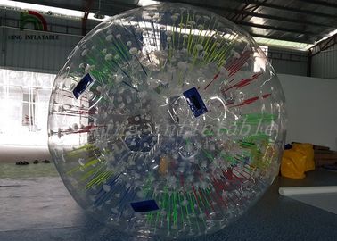 ส่องแสง Zorb / ชัดเจนพอง Coloful ส่องแสงแฟลช Roller Ball สำหรับ Grassplot กลิ้ง