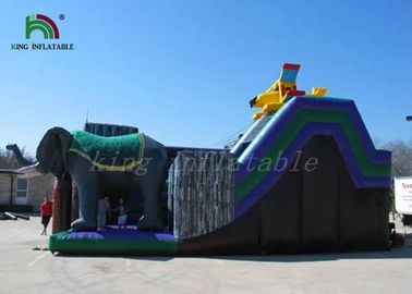 Commercial Multipropose Inflatable Amusement Park การออกแบบที่น่าตื่นตาตื่นใจไม่มีพิษ