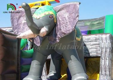Commercial Multipropose Inflatable Amusement Park การออกแบบที่น่าตื่นตาตื่นใจไม่มีพิษ