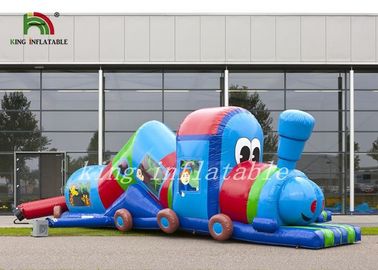 ผ้าใบกันน้ำสีสันสดใสระเบิดอุโมงค์รถไฟเด็กเล่นสนามเด็กเล่น