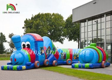 ผ้าใบกันน้ำสีสันสดใสระเบิดอุโมงค์รถไฟเด็กเล่นสนามเด็กเล่น