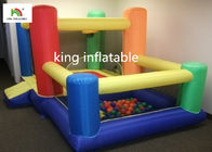 มินิ Inflatable Jumping House พร้อม Bobo Ball Pool เพื่อความบันเทิงสำหรับเด็ก