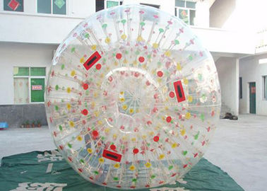ทนทานลูก zorb พอง / ลูกหญ้าฟองกับแหวน D สีสันสำหรับ Grasslot