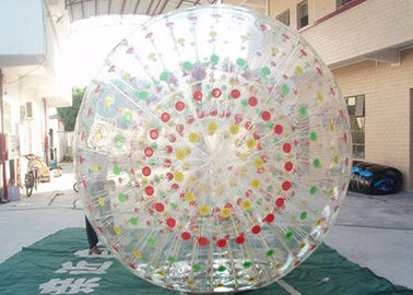 ทนทานลูก zorb พอง / ลูกหญ้าฟองกับแหวน D สีสันสำหรับ Grasslot