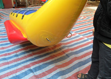 พีวีซีผ้าใบกันน้ำทำให้พองบินตกปลาเรือสำหรับ 6 ท่านเกมน้ำ 520x120 cm