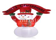 ผลิตภัณฑ์คริสต์มาสเป่าลมกลางแจ้ง 10 เมตร Air Blown Holiday Snowman