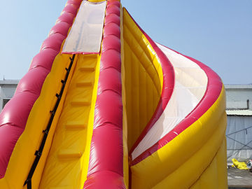 สไลด์น้ำทำให้พองสำหรับเด็กพร้อมสระว่ายน้ำ / PVC