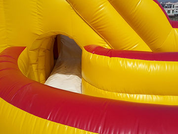 สไลด์น้ำทำให้พองสำหรับเด็กพร้อมสระว่ายน้ำ / PVC