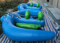ผ้าใบกันน้ำพีวีซี 0.9 มม. Towable Inflatable Flying Manta Ray fly fish Water Sport 3 * 2.6m