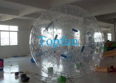 พีวีซีพองลูก 0.8mm / 1.0mm ลูก zorbing กับทางลาดสำหรับกลิ้งตลกของ